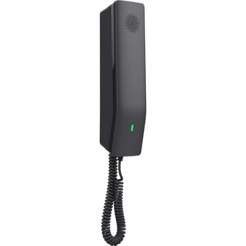 Grandstream Telefono Compatto Per Hotel Ghp611 Con Wi-Fi Integrato, Nero