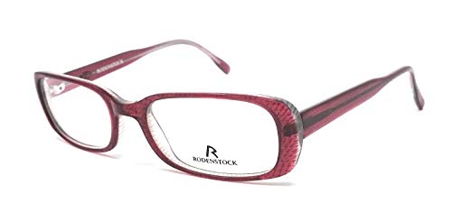 Occhiali Da Vista Donna Rodenstock R 5163 D Rettangolare Rosso E Trasparente