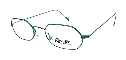 Occhiali Da Vista Uomo Donna Reporter R 134 D22 Ottagonale Verde