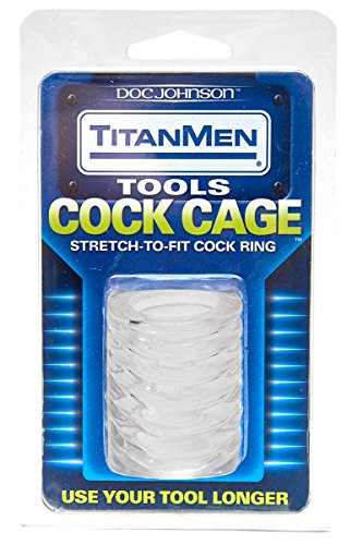 Sex Toy - Guaina - Classica: Titanmen Cockcage Clear