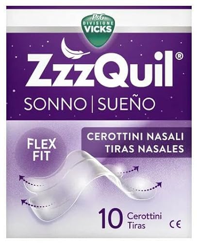 Zzzquil - Vicks Zzzquil Cerotti Nasali Per Liberare Il Naso 10 Cerottini - 989402110