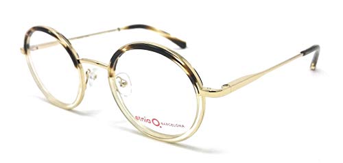 Occhiali Da Vista Uomo Donna Etnia Barcelona Shenzhen Bkgd Tondo Tartarugato Oro