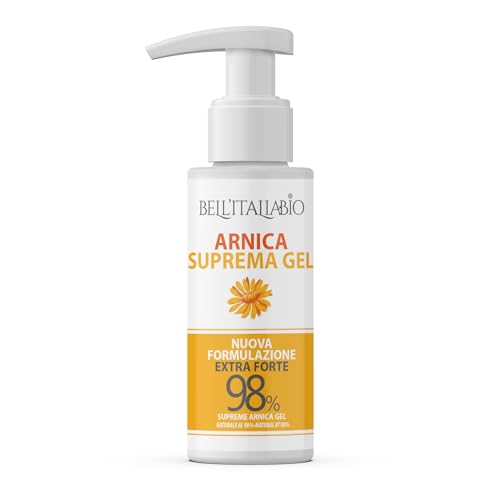 Arnica Per Cavalli Uso Umano 98% Formula Naturale Extra Forte, Arnica Gel Forte Per Massaggi Locali, 100% Made In Italy 100 Ml - Bell'Italiabio