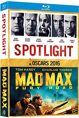 Coffret Oscar 2016 : Spotlight ; Mad Max 4, Fury Road