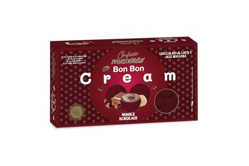 Confetti Maxtris Bon Bon Cream Gianduia Nuance Bordeaux, Scatola 900 G