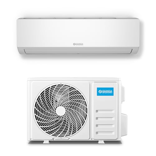 Olimpia Splendid, Mystral S1 E 24 Climatizzatore 24000 Btu / H Monosplit Inverter, Gas R32, Classe A++, Funzione Raffrescamento, Riscaldamento, Deumid