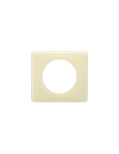 Legrand 066621 Placca Celiana Laccata, 1 Posta, Finitura Avorio