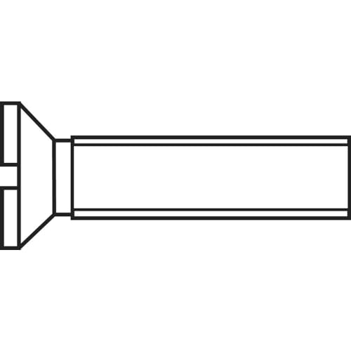 Toolcraft M4*8 D963-4.8:A2K 194800 Viti Svasate M4 8 Mm Taglio Din 963 Acciaio Zincato 100 Pz.