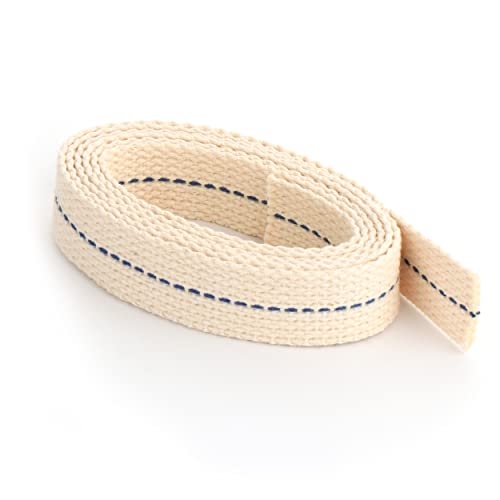 Nklaus 1 Metro 15Mm 100% Cotone Naturale Stoppino Lampada Stoppino Piatto Stoppino Lanterna Stoppino Per Bruciatore Olio Lampada Con Paraffina Purific