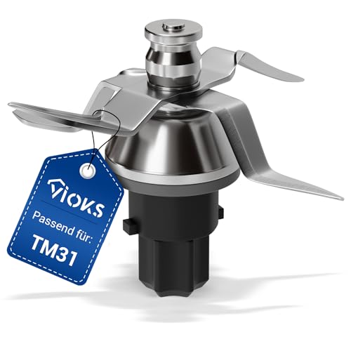 Vioks Gruppo Coltelli Tm31 Di Ricambio Per Vorwerk Thermomix Gruppo Lame Bimby Tm31 - Gruppo Coltelli Bimby Tm31 In Acciaio Inox Sus420 - Lame Per Bim