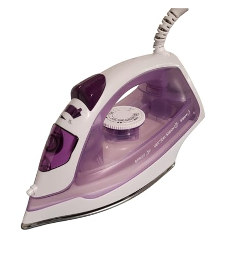 Ferro Da Stiro A Vapore Empotec Viola 1600W Serbatoio 200Ml Piastra Acciaio Inox Regolazione Temperatura Protezione Surriscaldamento Getto Di Vapore 1