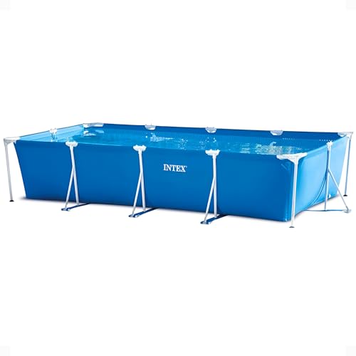 Intex 28273 Piscina Rettangolare, Senza Pompa Filtro, Multicolore, 450 X 220 X 84 Cm, 7127 L