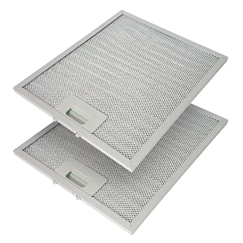 Filtro Grasso Metallico Per Cappe Da Cucina, 300 X 250 Mm, Filtro Antigrasso Con Rete Metallica Per Cappe Da Cucina (2 Pezzi)