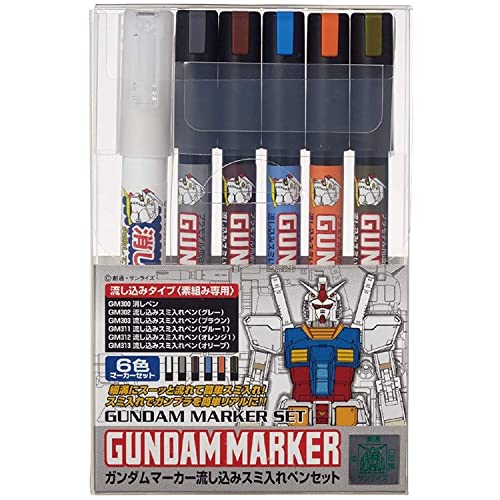 Lobcede Gsi Creos Gundam Marker Pouring Inking Pen Set By Gsi Creos