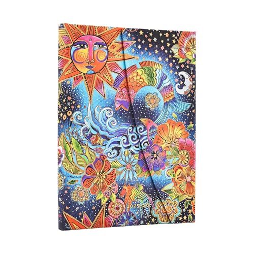 Paperblanks | 2026 Magia Celeste | Creazioni Stravaganti | 18 Mesi | Midi | Orizzontale | Chiusura Magnetica | 208 Pg | 80 Gsm: Kalendarz 18-Miesięczn