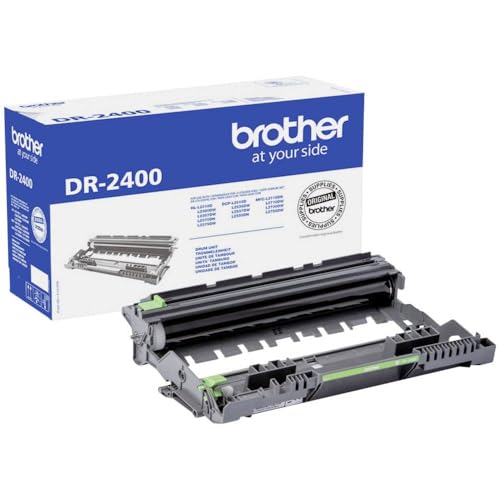 Brother Dr2400 Tamburo Originale Per Stampanti Mfcl2710Dw, Mfcl2710Dn, Mfcl2730Dw/ Mfcl2750Dw, Dcpl2510D, Dcpl2550Dn, Hll2375Dw, Hll2370Dn, Hll2350Dw,