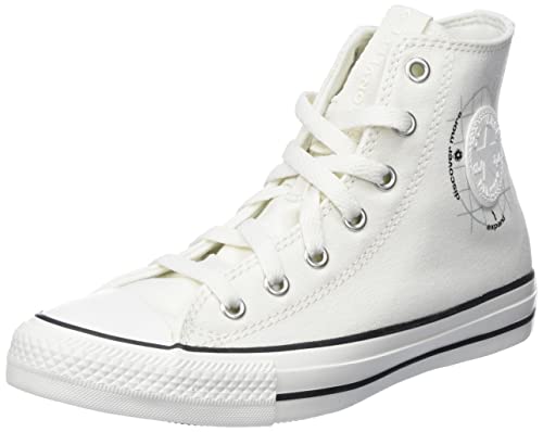 Converse Chuck Taylor All Star, Sneaker, Vintage White/Vintage White/Black, 40 Eu
