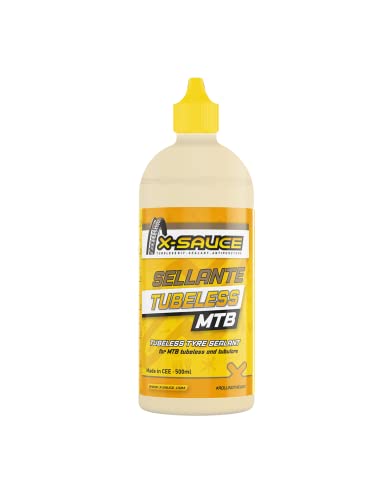 X-Sauce A8487325000120 Sigillante Anti Foratura Per Copertoni, Giallo, 500 Ml