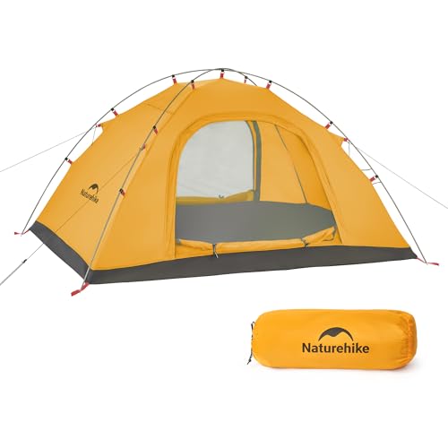 Naturehike Tende Da Campeggio Serie P 2 Persone In 4 Stagioni, Tende Ultraleggere Da Zaino In Spalla, Tende Familiari Anti-Uv Per Attività All'Aperto