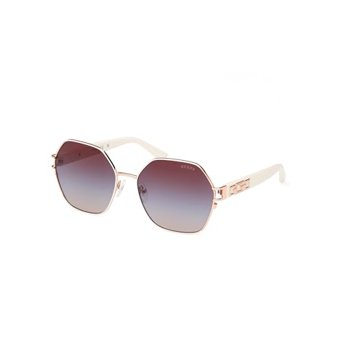 Guess Gu7913, Occhiali Da Sole Donna, Avorio (Rosso), Taglia Unica
