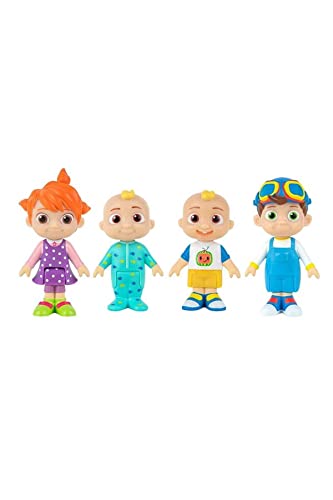 Giochi Preziosi- Cocomelon Pack 4 Personaggi, Multicolore, Ccm14001