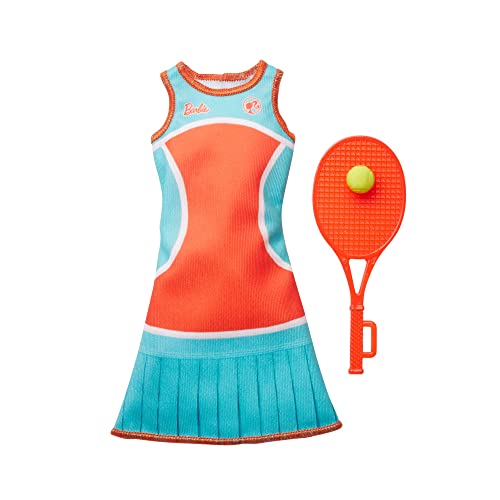 Barbie Hbv66 Fashion Pack Completo Sportlerin, Dress E Racchetta Da Tennis