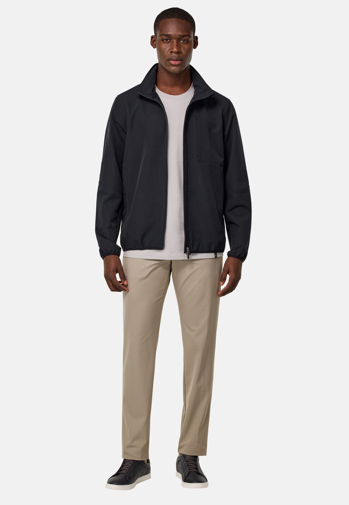 Boggi, Giubbotto Tecnico Full Zip, Uomo, Navy, Taglia: XL