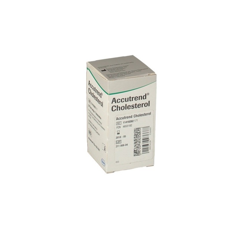 Roche - Roche Diagnostics Test Colesterolo Totale Accutrend Cholesterol 25 Pezzi