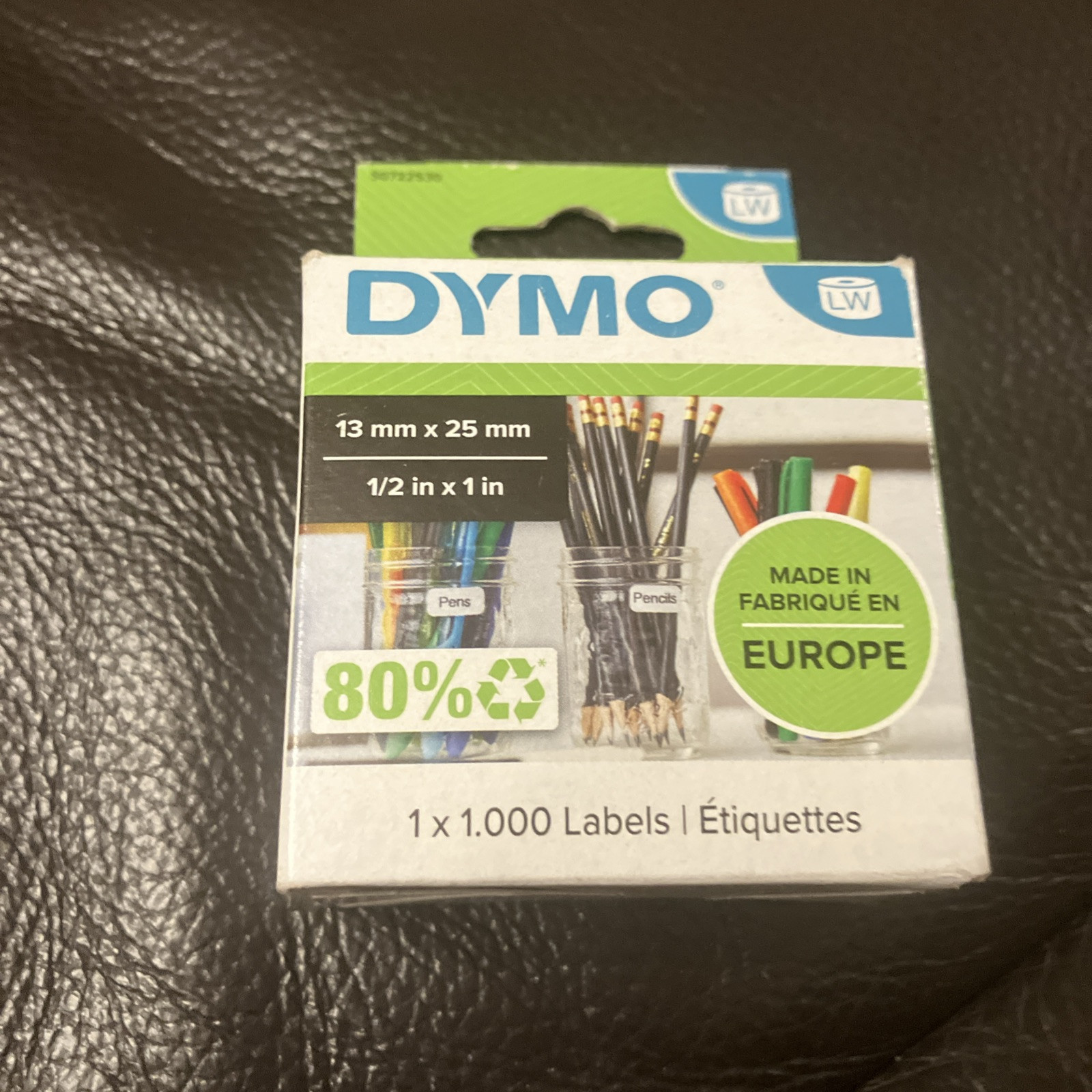DYMO Rouleau d'étiquettes 11353 S0722530 25 x 13 mm papier blanc 1000 pc(s)