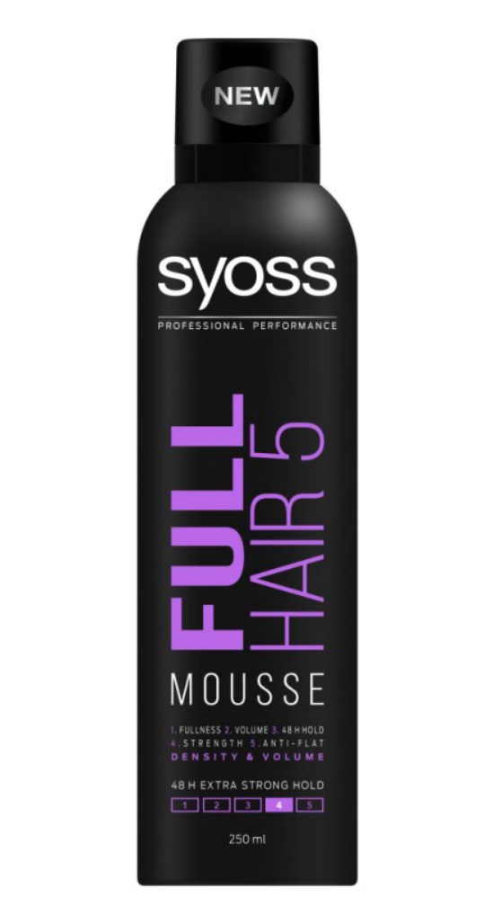 Syoss Full Hair 5D - Mousse per Capelli 250 ml 250 ml