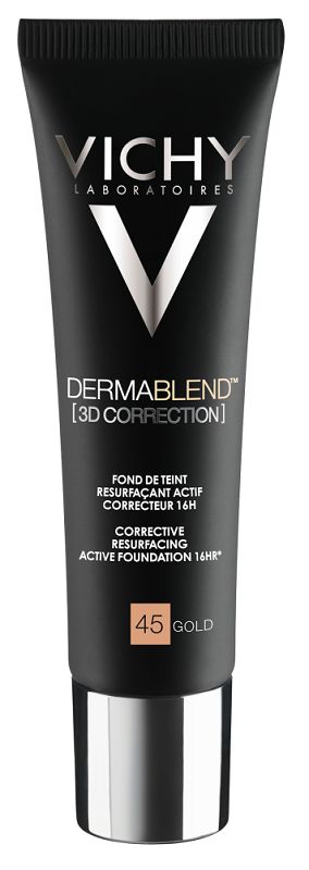 Vichy Dermablend 3D Correction Fondotinta Levigante, 45 30 ml gold