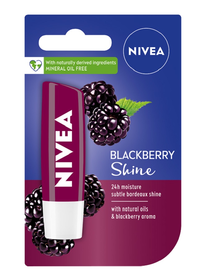 Nivea Lip Care Blackberry Shine 4,8 g 4.8 g