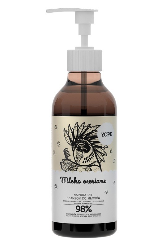 Yope Shampoo per Capelli Latte di Avena 300 ml 300 ml