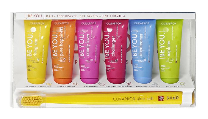Curaprox Be You Six Taste Pack Set di Dentifrici 60 ml 60 ml