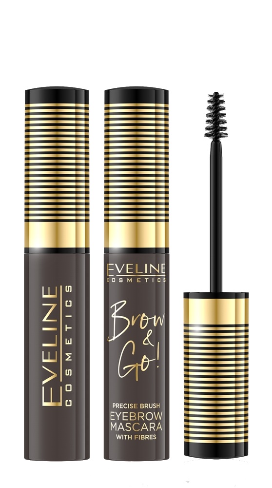 Eveline Brow & Go Mascara Sopracciglia 02 Dark 6 ml Dark