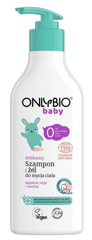 OnlyBio Baby Shampoo Delicato e Gel Doccia dalla Nascita 300 ml 300 ml