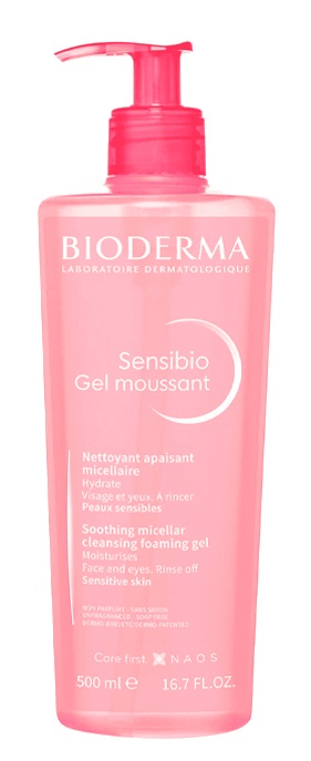 Bioderma SensiBIO Gel Moussant Gel Detergente Lenitivo per il Viso 500 ml 500 ml