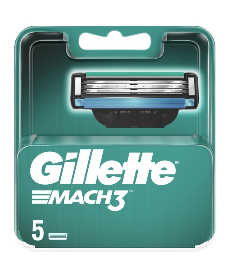 Gillette Mach3 Lame di Ricambio 5 pz