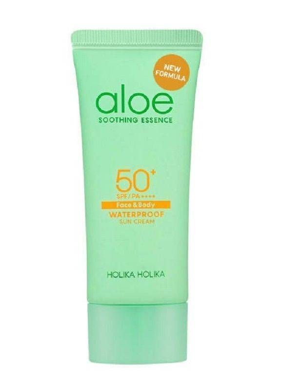 Holika Holika Aloe Waterproof Sun Gel SPF 50+ - Crema per il Viso e il Corpo 100 ml 100 ml