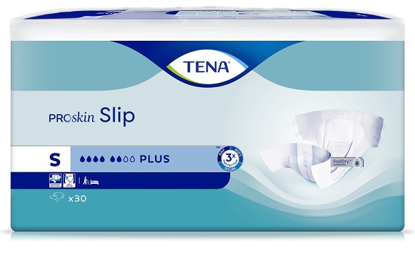 Tena Slip ProSkin Plus Pannoloni per adulti, 56-85 cm, Taglia S
