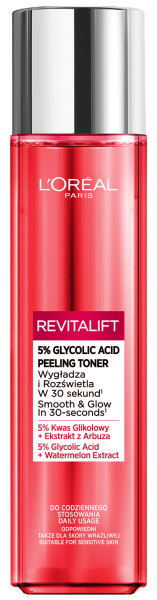 L'Oréal Paris Revitalift Tonico con Acido Glicolico 180 ml 180 ml