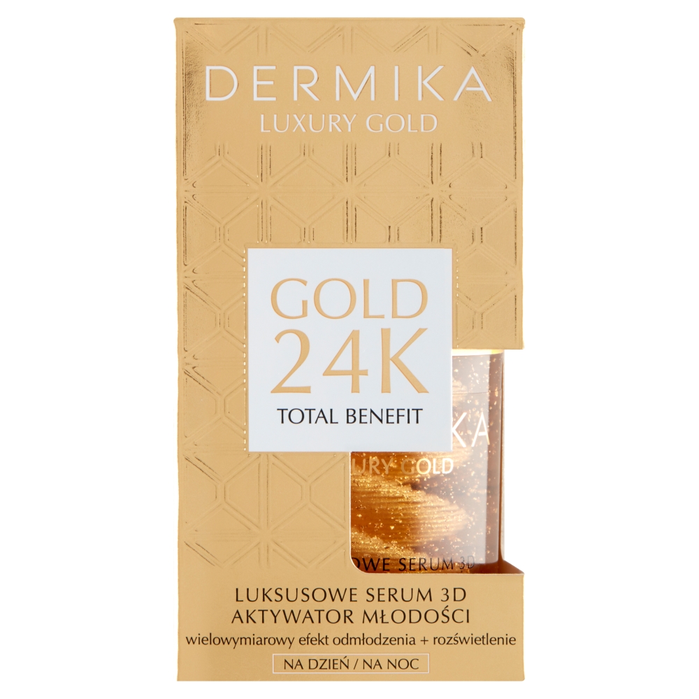 Dermika Luxury Gold 24K Siero 3D Giorno e Notte 60 g 60 g
