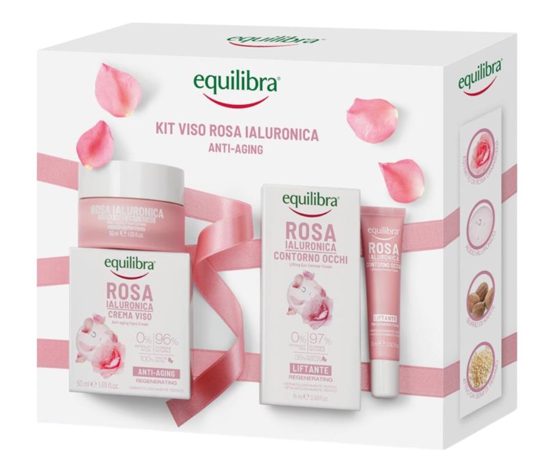 Equilibra Set Rosa per la Cura del Viso