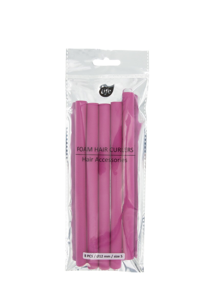 Life Papiloty per Capelli 12mm Fucsia 8 pz