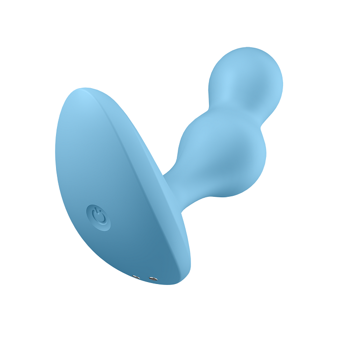 Satisfyer Massaggiatore Deep Diver Connect App Blue - vibratore anale