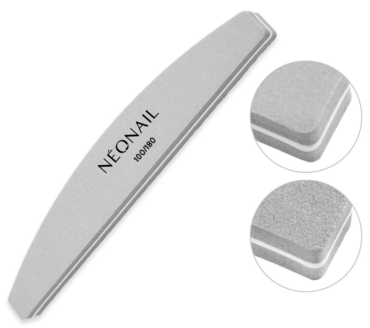 Neonail Buffer Grigio a Barca