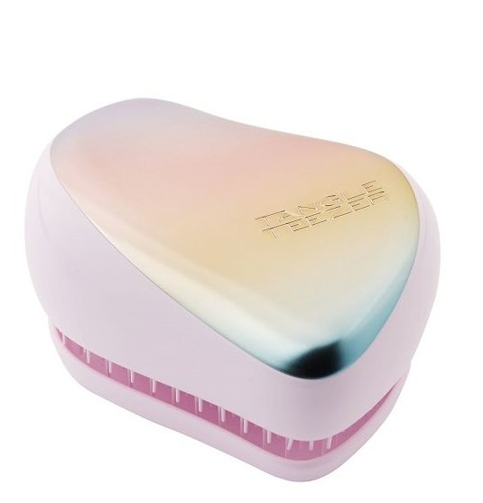Tangle Teezer Spazzola per Capelli Compact Styler Pearlescent Chrome