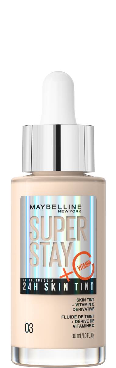 Maybelline Super Stay 24H Skin Tint Fondotinta Illuminante Lunga Tenuta, 03 30 ml