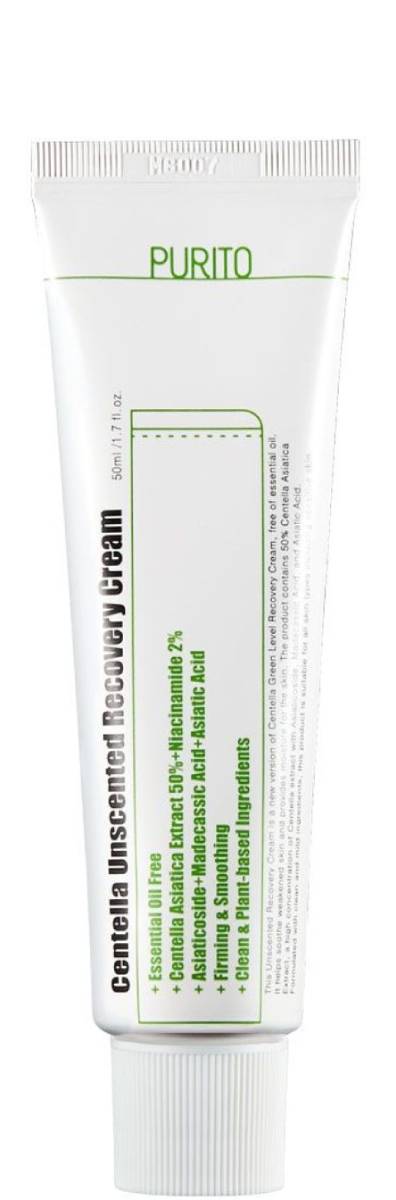 Purito Centella Unscented Crema Rigenerante Bezzapachowa con Centella Asiatica 50 ml 50 ml