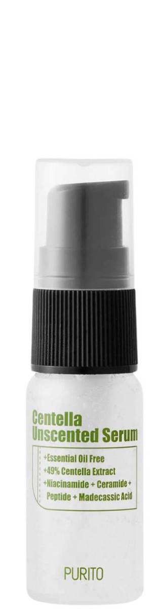 Purito Centella Unscented Mini Siero Bezzapachowy con Estratto di Centella Asiatica 15 ml 15 ml